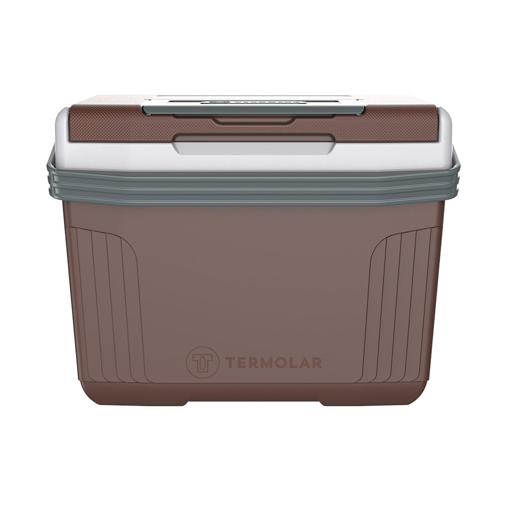 Recipiente Térmica Caixa Térmica Suv 8L Marrom Café Termolar