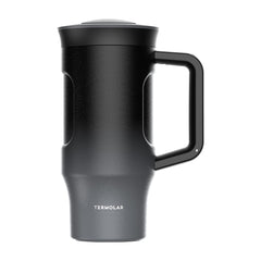 Copo Térmico Termolar 530 mL Degradê Preto/Cinza com Canudo Moove